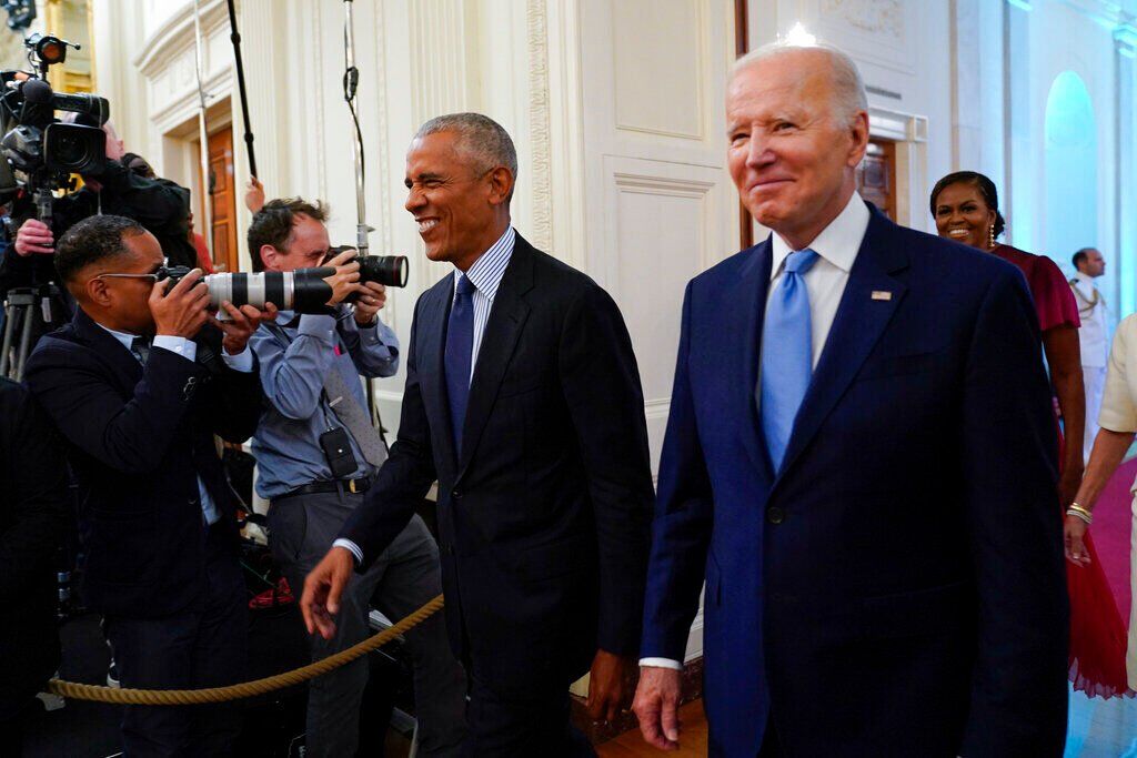 Biden Obama Portraits